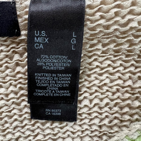 Crazy Horse Blue Floral Women’s Knit Sweater - L - Picture 5 of 10